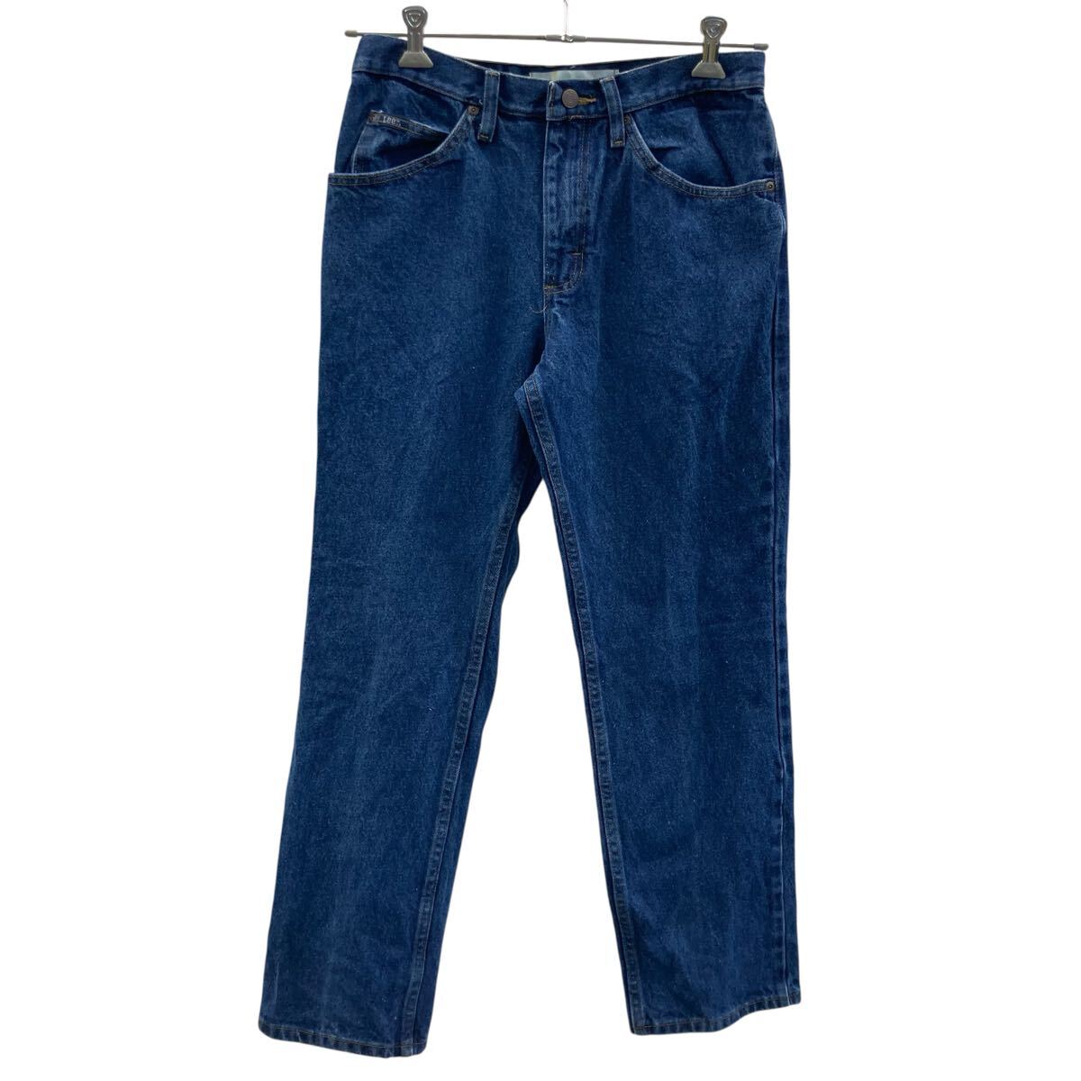 【中古】【古着】 Lee デニムパンツ W32 インディゴブルー リー ジップアップ レギュラーフィット アメカジ ジーンズ 古着卸 アメリカ仕入 2506-1279