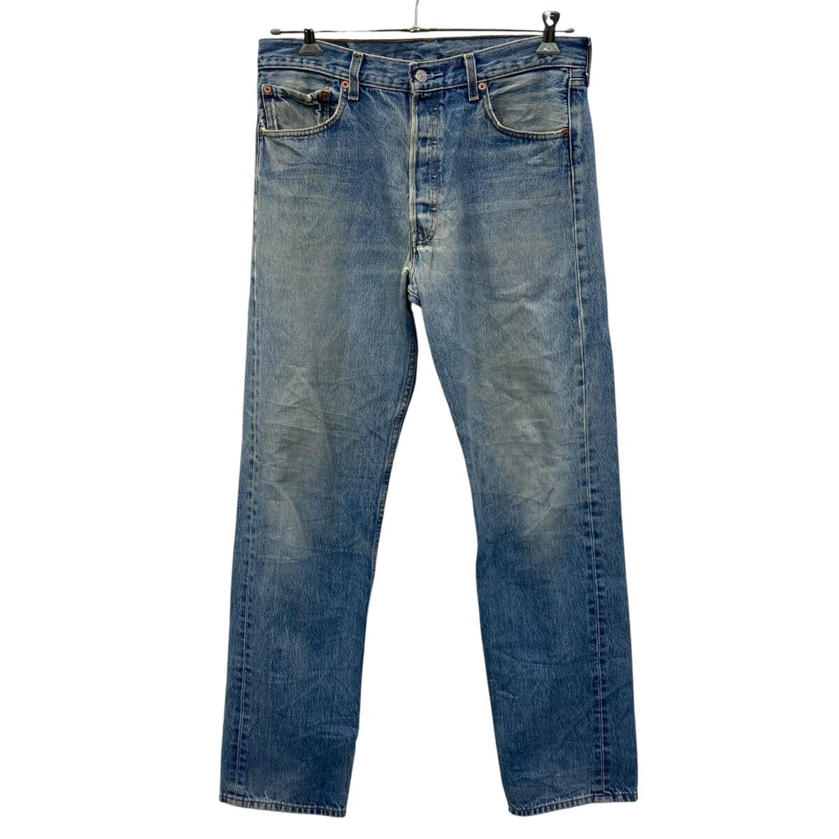【中古】【古着】 levi’s デニムパンツ W34 インディゴブルー リーバイス ジップアップ 550 コットン100% アメカジ ジーンズ 古着卸 ア..