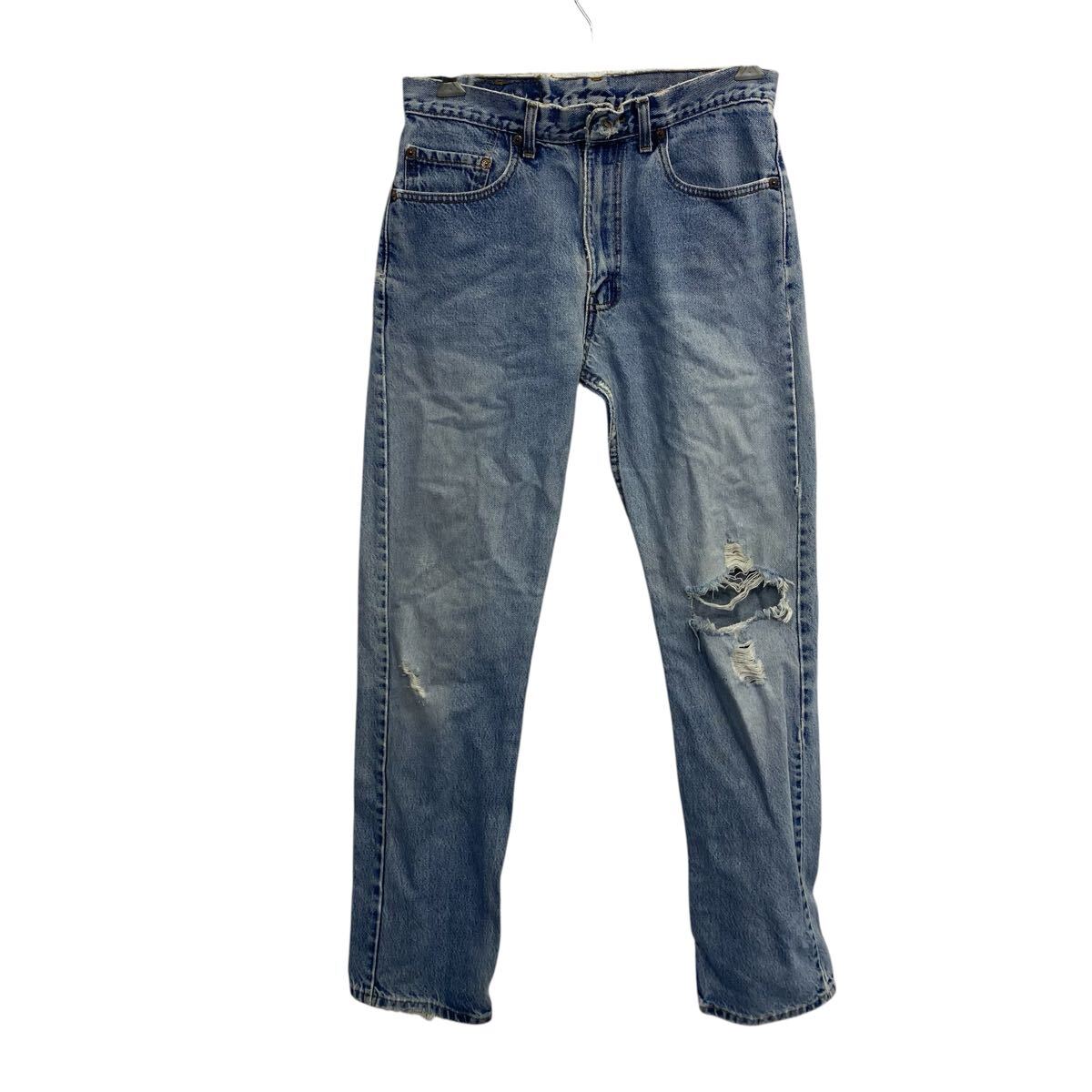 【中古】【古着】 Levi's 505 デニムパンツ W32 ブルー リーバイス ジップアップ 90s ジーンズ アメカジ カジュアル 古着卸 アメリカ仕入 2506-1409
