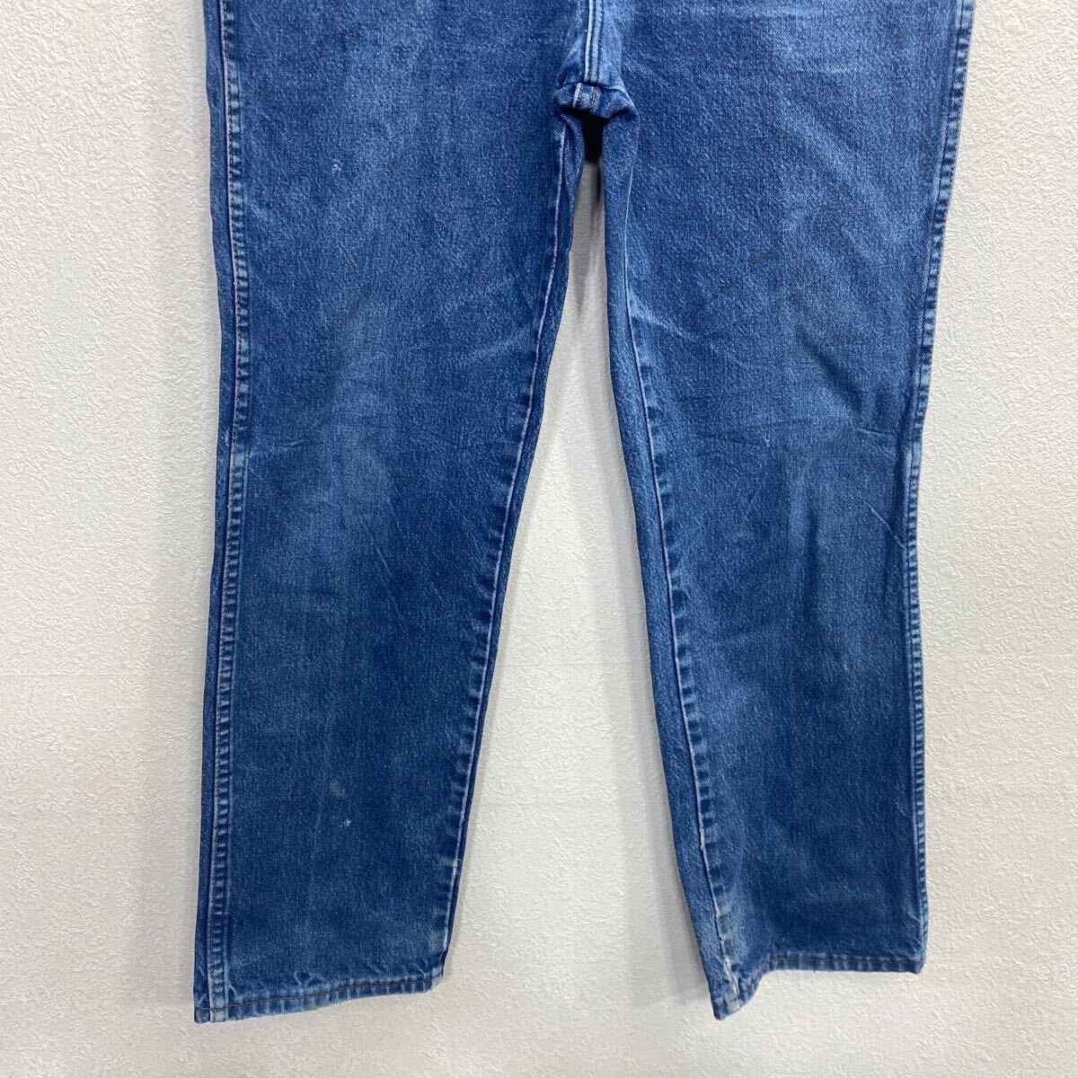 【中古】【古着】 Wrangler デニムパンツ W35 ブルー ラングラー ジップアップ メキシコ製 ジーンズ アメカジ カジュアル 古着卸 アメリカ仕入 2506-1410