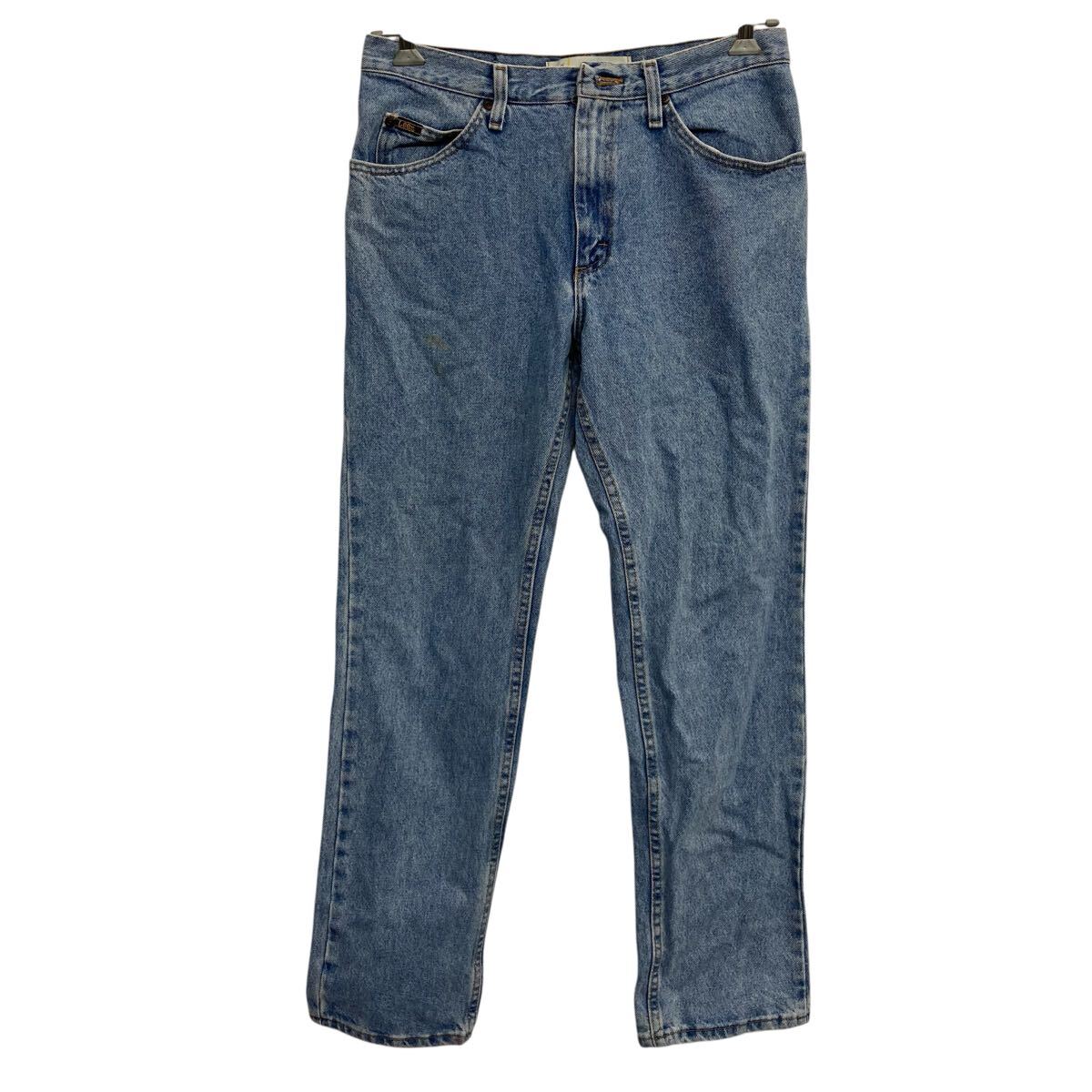 【中古】【古着】 Lee デニムパンツ W32 ブルー リー ジップアップ メキシコ製 ジーンズ アメカジ カジュアル 古着卸 アメリカ仕入 2507-56