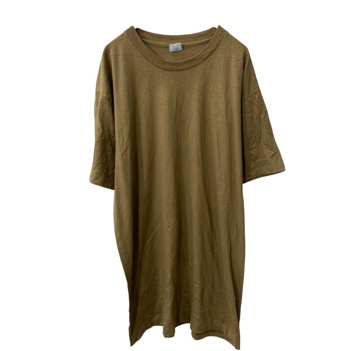 【中古】【古着】 DUKE 半袖 無地Tシャツ XL ブラウン USA製 古着卸 アメリカ仕入 a707-5175