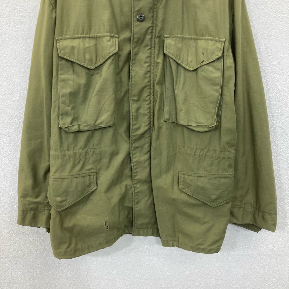 【中古】【古着】 M-65 3rdタイプ フィールド ジャケット S位 カーキ ミリタリー RAPID ジッパー 古着卸 アメリカ仕入 a707-5200