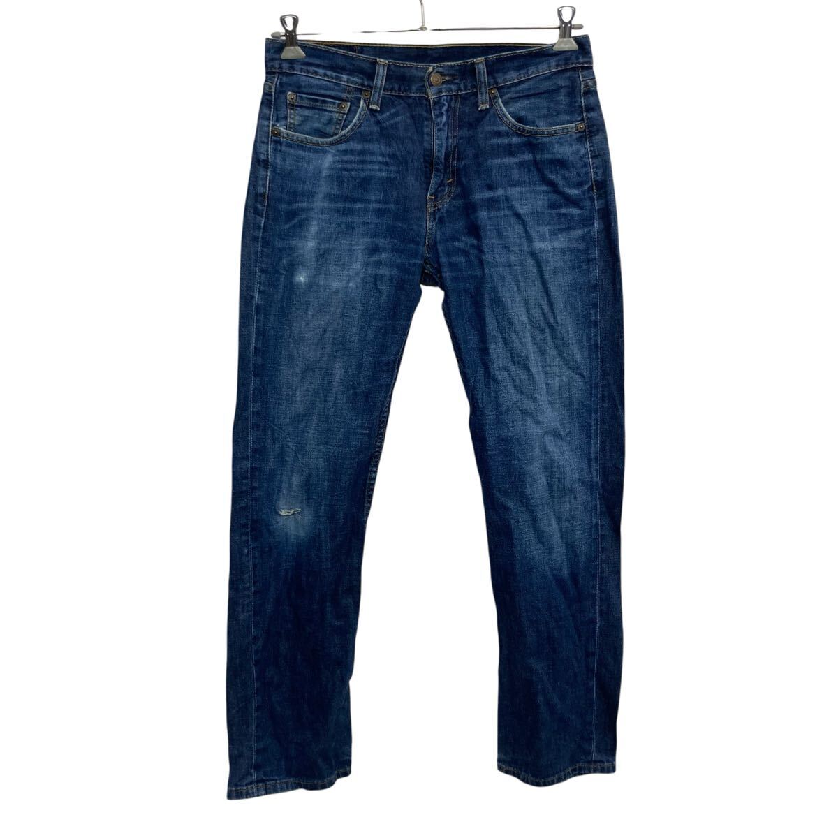 【中古】【古着】 Levi's 514 デニムパンツ W30 インディゴブルー リーバイス ジップアップ メキシコ製 ジーンズ アメカジ 古着卸 アメリカ仕入 2507-287