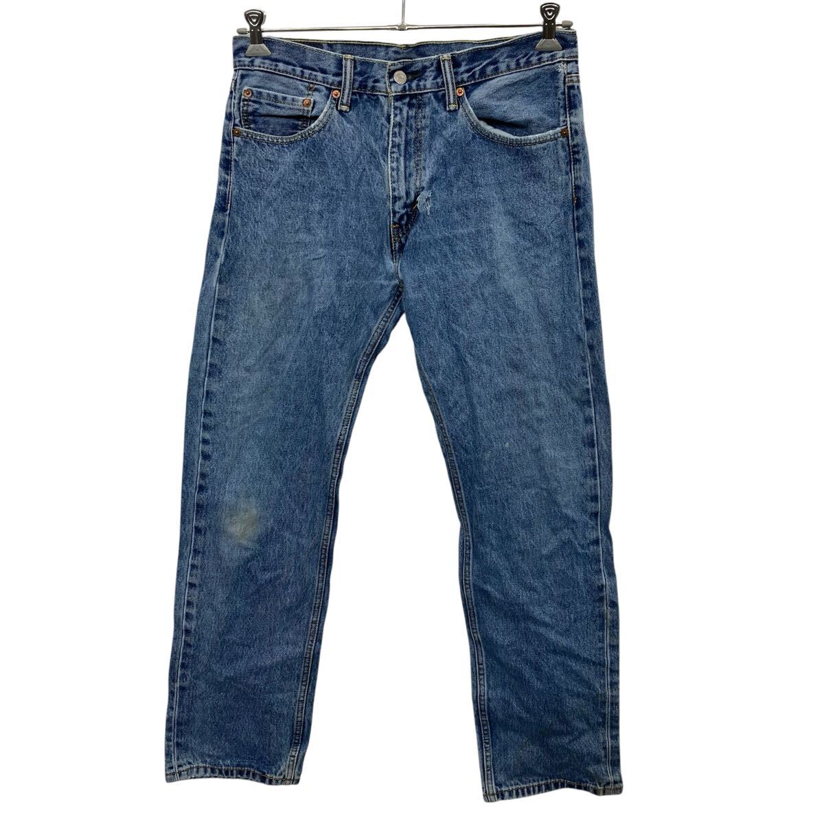 樂天商城 - 【中古】【古着】 Levi's 505 デニムパンツ W33 インディゴブルー リーバイス ジップアップ カジュアル アメカジ ジーンズ 古着卸 アメリカ仕入 2507-307