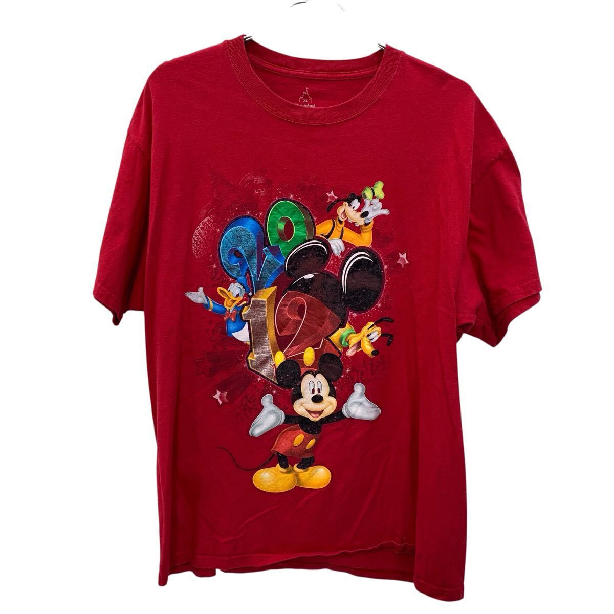 【中古】【古着】 Disneyland 半袖 ディズニー プリン