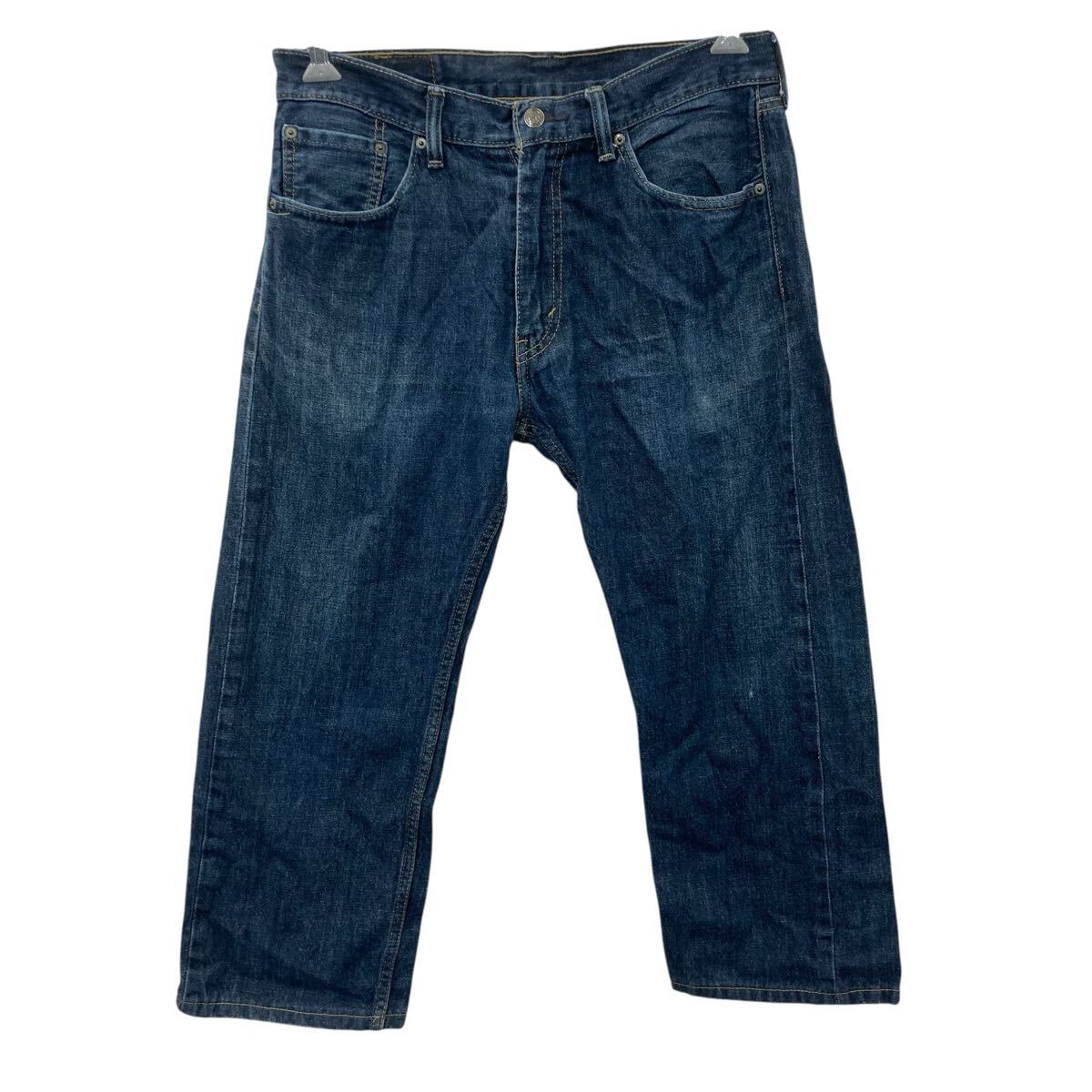 【中古】【古着】 Levi's 505 デニムパンツ W33 ブルー リーバイス ストレッチ ジップアップ 古着卸 アメリカ仕入 2507-408