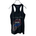 【中古】【古着】 the Rolling Stones プリント タンクトップ レディース S ブラック ローリングストーンズ バンT ロックT 古着卸 アメリカ仕入 a707-5565