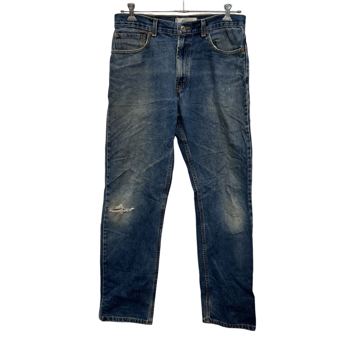 【中古】【古着】 Levi's 505 デニムパンツ W34 ブルー リーバイス ジップアップ ストレート ジーンズ 古着卸 アメリカ仕入 2507-506