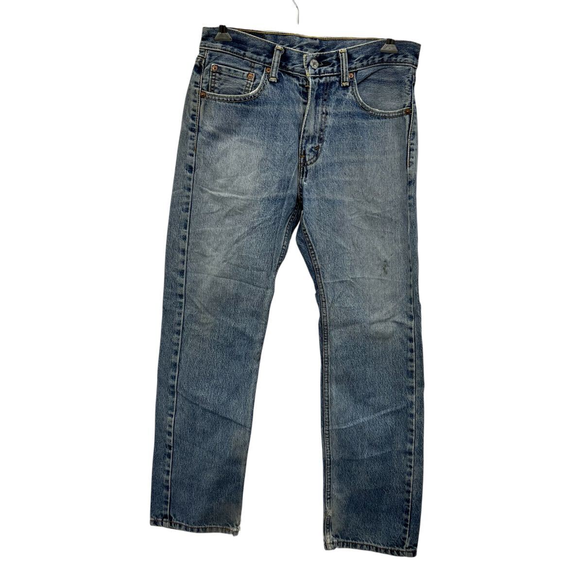 【中古】【古着】 Levi's 505 デニムパンツ W30 ライトブルー リーバイス ジップアップ ストレート ジーンズ 古着卸 アメリカ仕入 2507..
