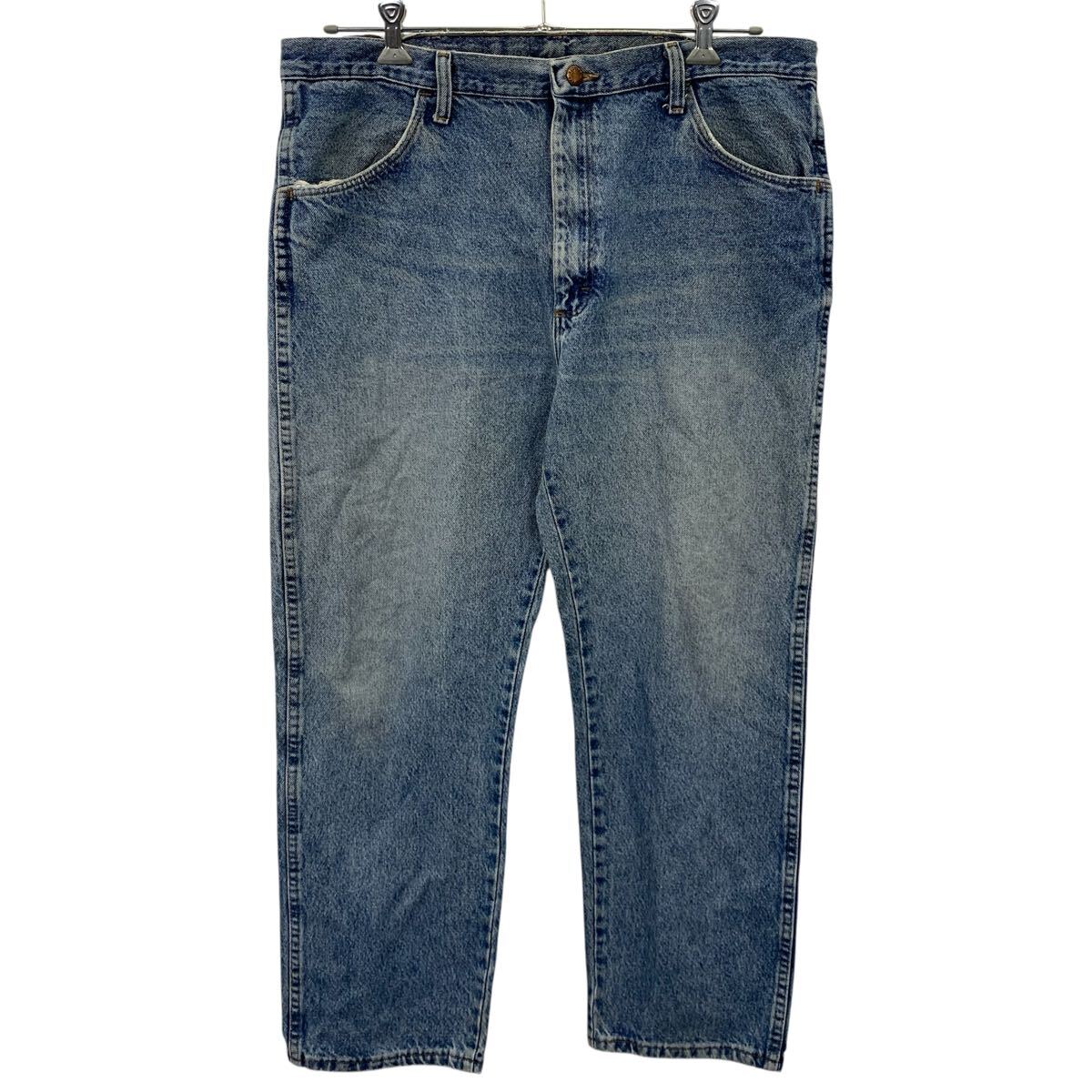 Rakuten - 【中古】【古着】 RUSTLER デニムパンツ W38 インディゴブルー ラスラー ジップアップ メキシコ製 アメカジ ジーンズ 古着卸 アメリカ仕入 2507-602