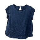 【中古】【古着】 NAUTICA 半袖 無地 Tシャツ XL ネイビー ノーティカ レディース 古着卸 アメリカ仕入 a707-5686