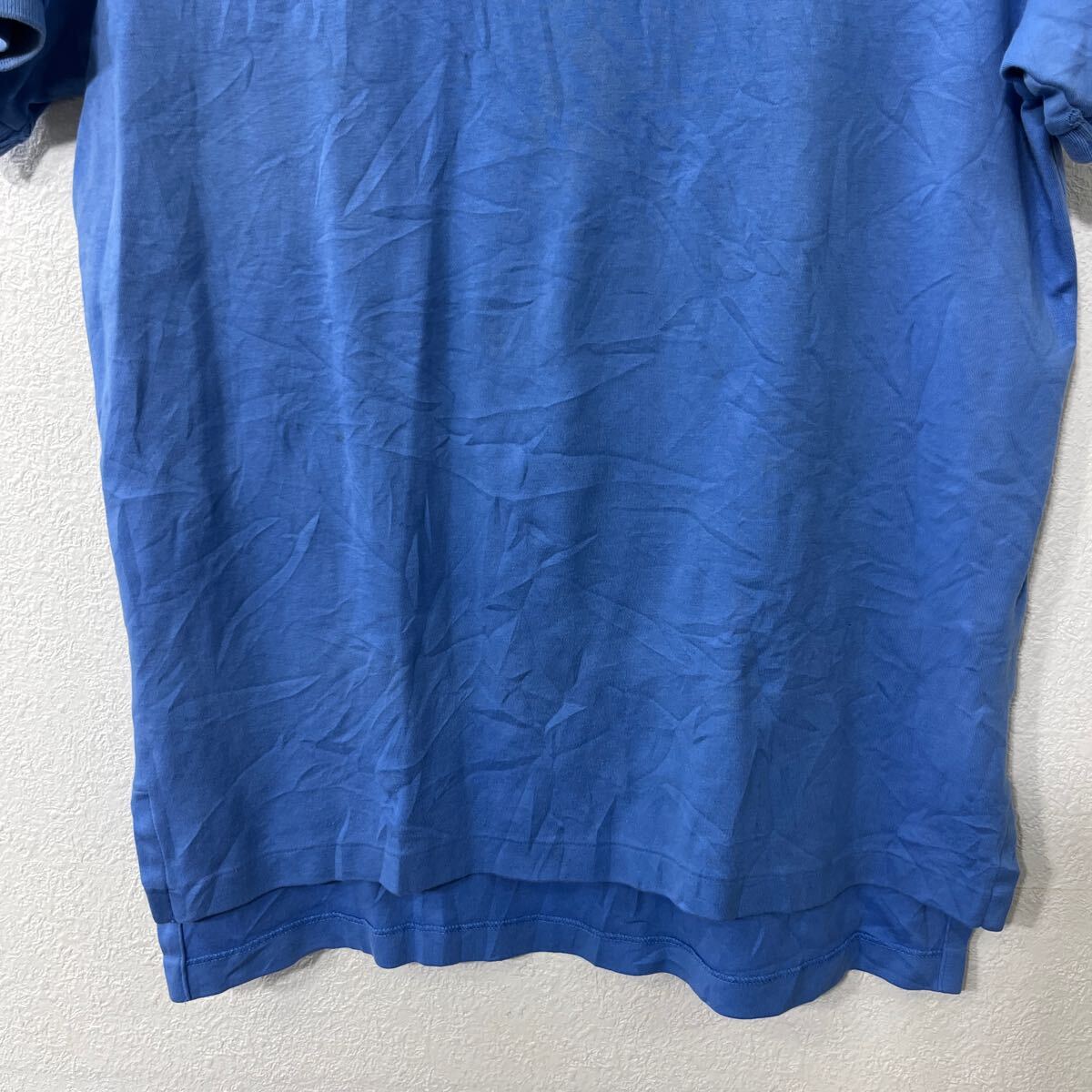 【中古】【古着】 POLO RALPH LAUREN 半袖 ポロシャツ M ブルー ポロ ラルフローレ...