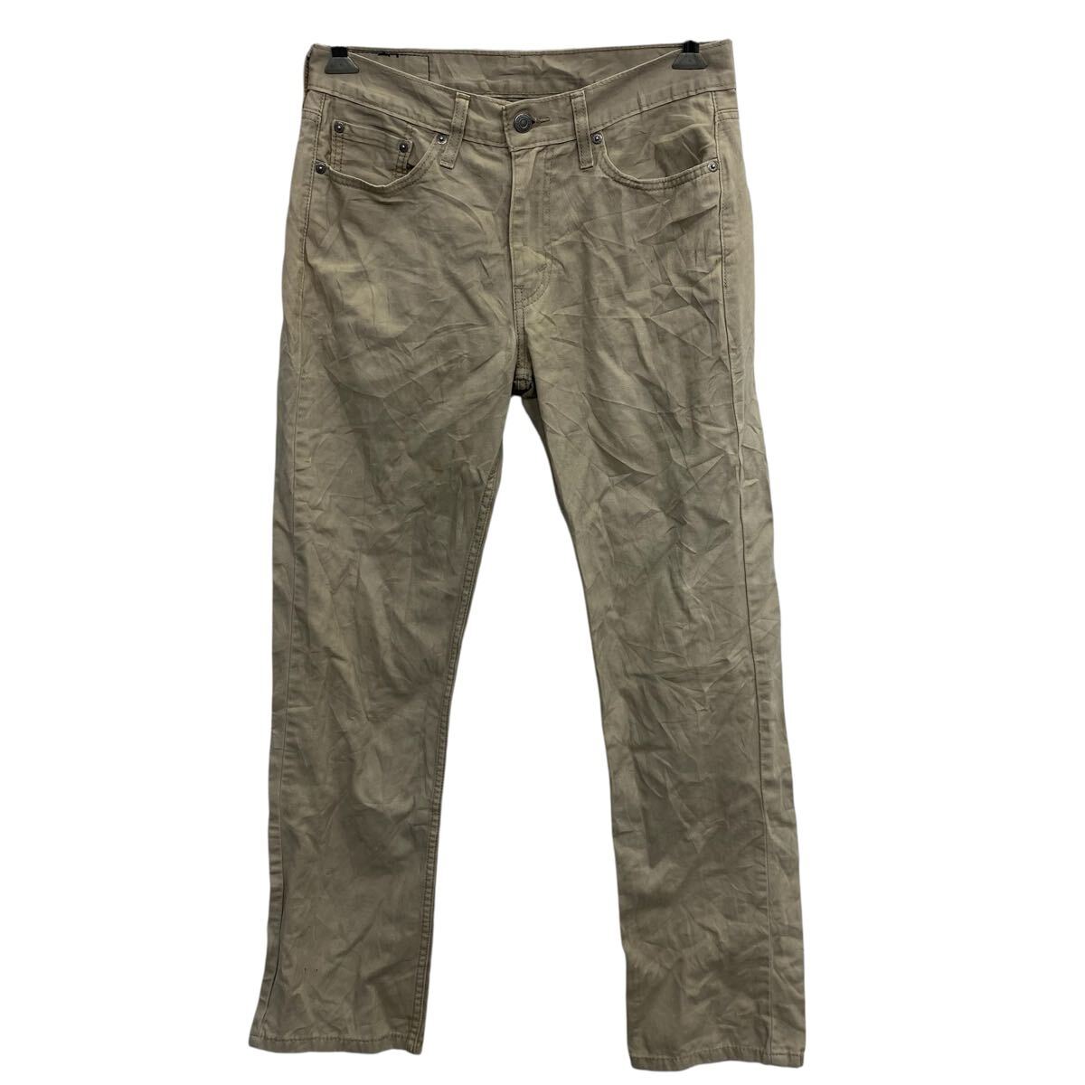 【中古】【古着】 Levi's 514 カラーデニム パンツ W30 ベージュ リーバイス 古着卸 アメリカ仕入 2507-634