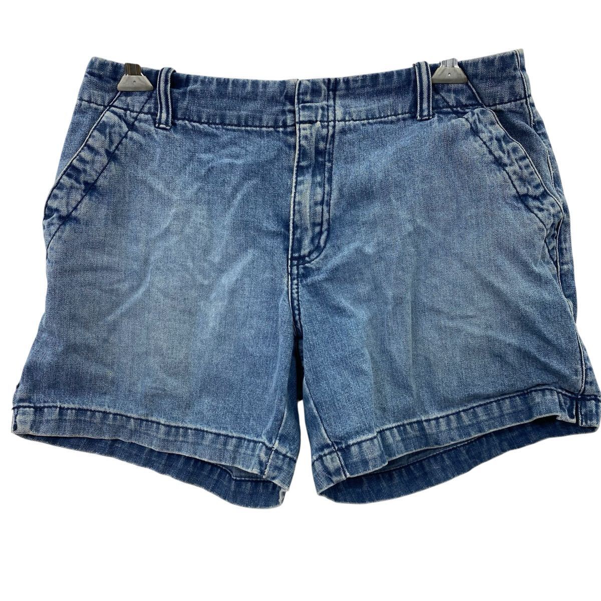 【中古】【古着】 GAP デニム ショートパンツ レディース W30 ブルー ギャップ 古着卸 アメリカ仕入 2507-715