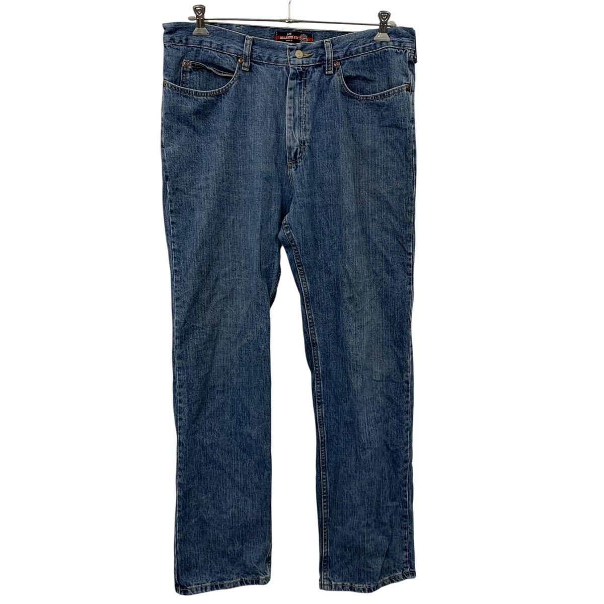 【中古】【古着】 Lee デニムパンツ W36 インディゴブルー リー ジップアップ メキシコ製 ビッグサイズ アメカジ ジーンズ 古着卸 アメリカ仕入 2508-47
