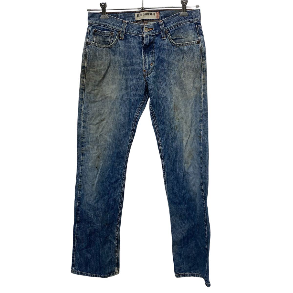 【中古】【古着】 Levi's 514 デニムパンツ W30 ライトブルー リーバイス メキシコ製 Gパン ジーンズ 古着卸 アメリカ仕入 2508-119