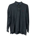 【中古】【古着】 POLO RALPH LAUREN 長袖 ポロシャツ L ブラック ポロ ラルフローレン古着卸 アメリカ仕入 a707-5896