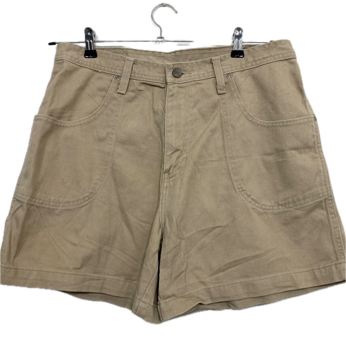 Nylon, Rayon, Polyester - 【中古】【古着】 CITANO ショートパンツ レディース 2XL〜 ベージュ ハーフパンツ 短パン 古着卸 アメリカ仕入 2508-161