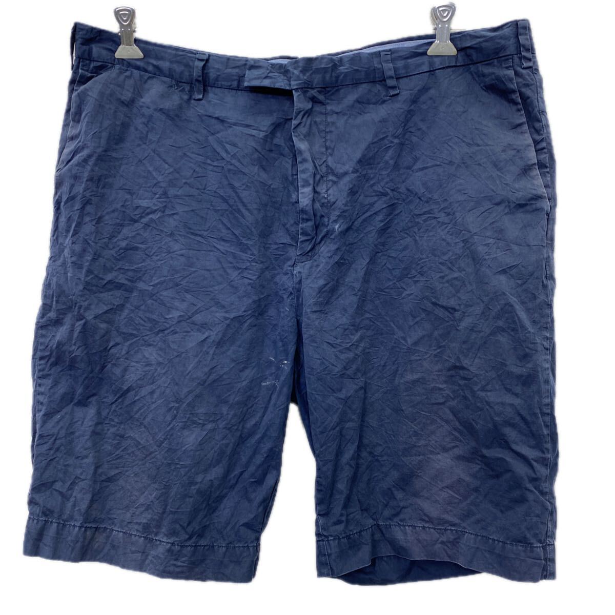 【中古】【古着】 Polo Ralph Lauren チノ ショートパンツ W40 ネイビー ポロラルフローレン 〜90's ビッグサイズ 古着卸 アメリカ仕入 2508-260