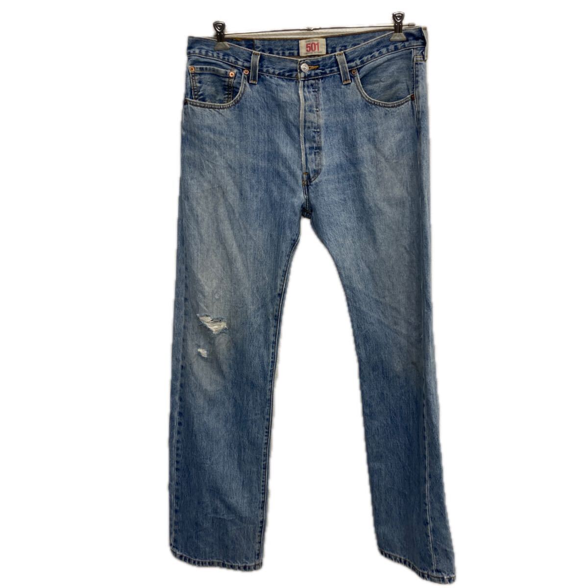 Pants - 【中古】【古着】 Levi's 501 デニムパンツ W36 ブルー リーバイス ボタンフライ メキシコ製 ジーンズ アメカジ カジュアル 古着卸 アメリカ仕入 2508-277