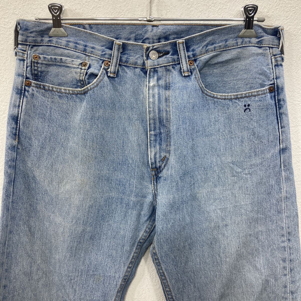 【中古】【古着】 Levi's 505 デニムパンツ W34 インディゴブルー リーバイス ジップアップ メキシコ製 アメカジ ジーンズ 古着卸 アメリカ仕入 2508-294 2