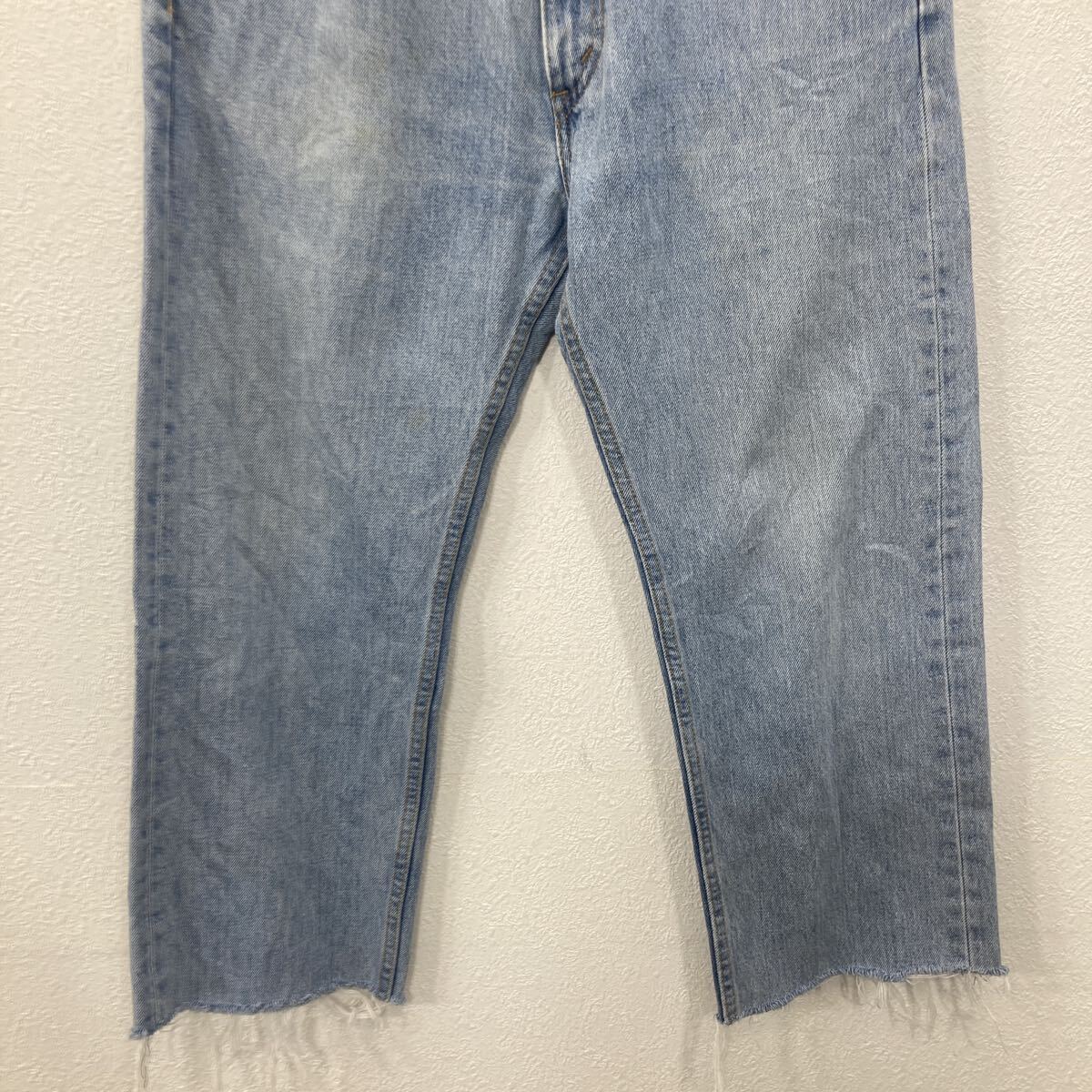【中古】【古着】 Levi's 505 デニムパンツ W34 インディゴブルー リーバイス ジップアップ メキシコ製 アメカジ ジーンズ 古着卸 アメリカ仕入 2508-294 3