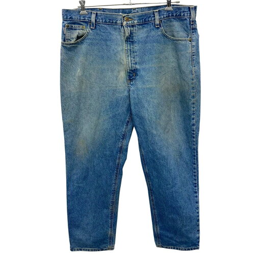 【中古】【古着】 Carhartt デニムパンツ W42 ライトブルー ビッグサイズ メキシコ カーハート 古着卸 アメリカ仕入 2508-306 【中古】【古着】 Carhartt デニムパンツ W42 ライトブルー ビッグサイズ メキシコ カーハート 古着卸 アメリカ仕入 2508-306