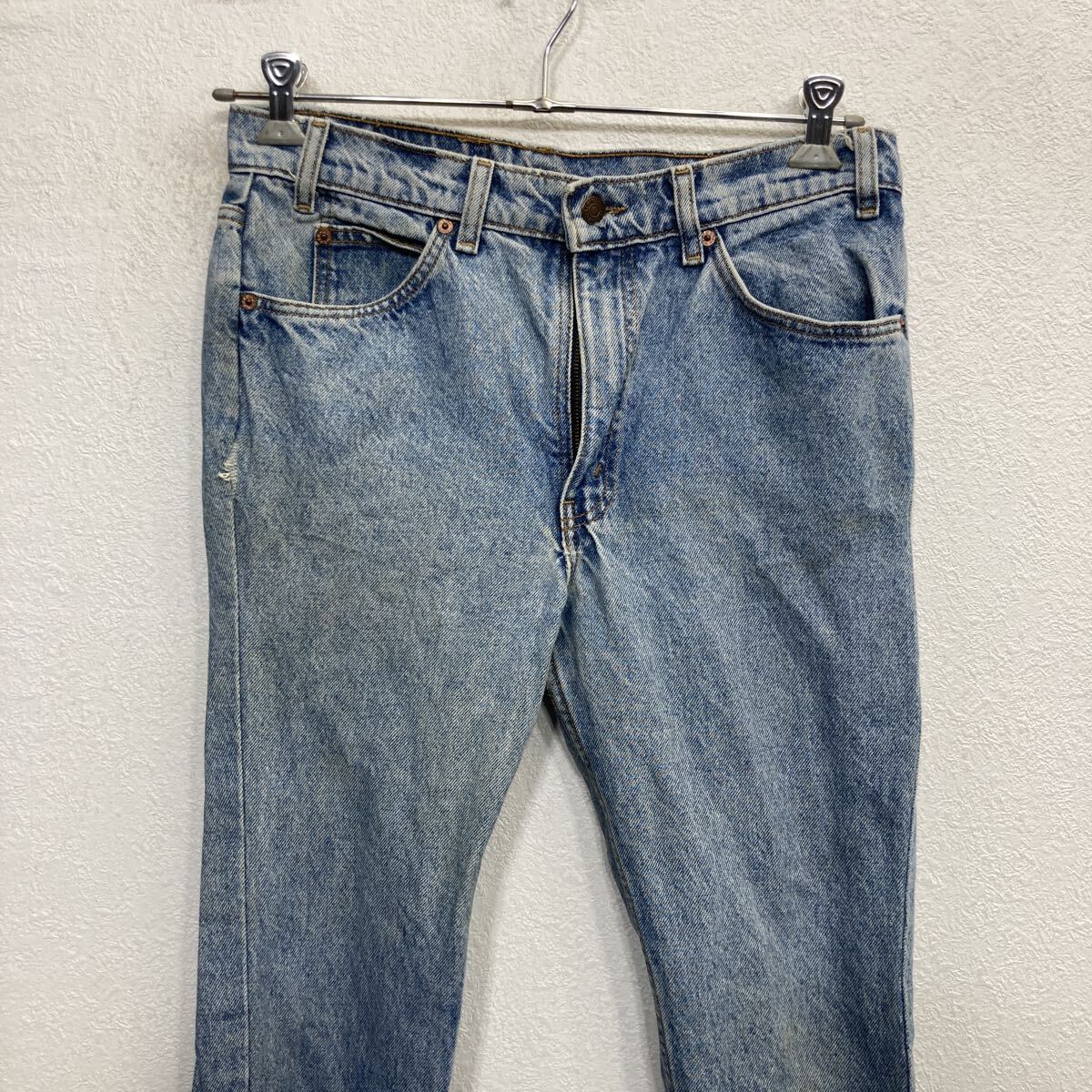 【中古】【古着】 Levi's 505 デニムパンツ W32 ブルー リーバイス ジップアップ オレンジタブ ジーンズ アメカジ カジュアル 古着卸 アメリカ仕入 2508-320