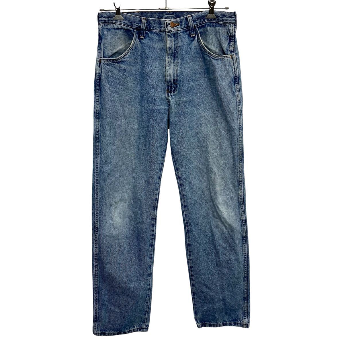  RUSTLER デニムパンツ W34 インディゴブルー ラスラー ジップアップ コットン100％ アメカジ ジーンズ 古着卸 アメリカ仕入 2508-426