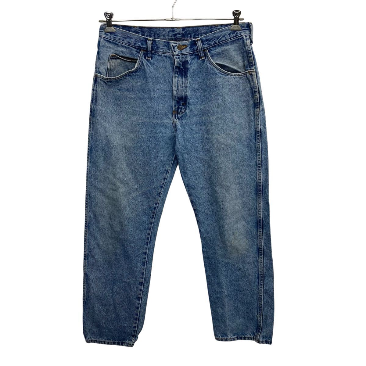  RUSTLER デニムパンツ W34 ライトブルー ラスラー ジップアップ アメカジ ジーンズ カジュアル 古着卸 アメリカ仕入 2508-474