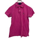 【中古】【古着】 RALPH LAUREN 半袖 ロゴ ポロシャツ レディース S ピンク ラルフローレン ポニーロゴ 鹿子 古着卸 アメリカ仕入 a708-5229