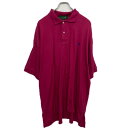 【中古】【古着】 Kinghts of Round Table 半袖 ロゴ ポロシャツ 2XL ピンク ビッグサイズ 古着卸 アメリカ仕入 a708-5241