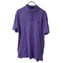 【中古】【古着】 POLO RALPH LAUREN 半袖 ポロシャツ M パープル ポロ ラルフローレン ワンポイントロゴ トップス 古着卸 アメリカ仕入 a708-5268