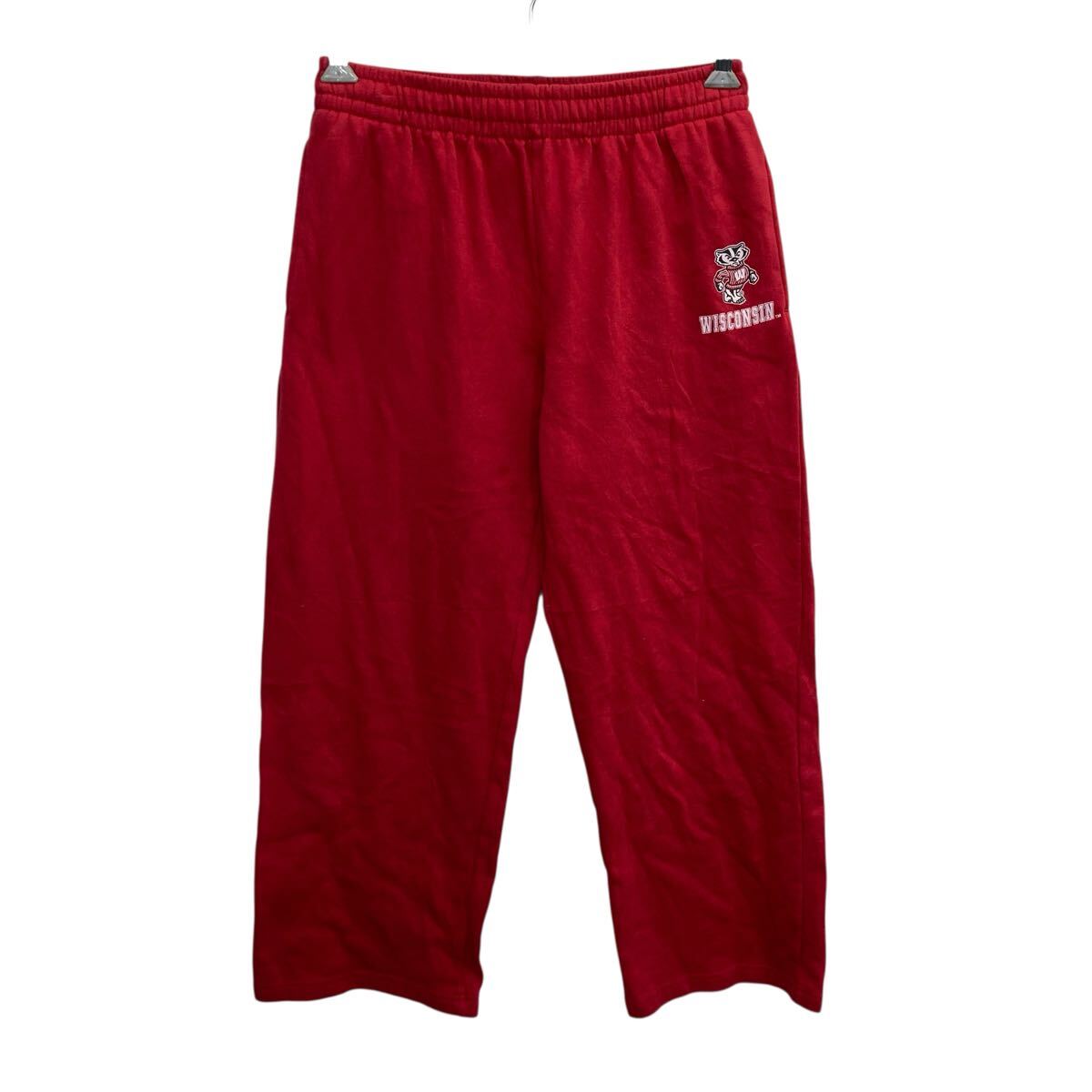 【中古】【古着】 CAMPUS HERITAGE ジャージパンツ XL レッド スウェット ウエストロープ コットン 古着卸 アメリカ仕入 2508-523