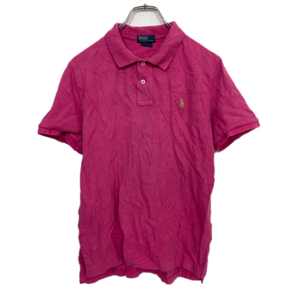 合計金額が3,980円(税込)以上の場合は、送料無料となります。(沖縄・一部離島は9800円以上）商品に興味をもって頂き、誠に有難うございます。恐れ入りますが最後までお読み頂き、ご了承の上ご購入下さい。アメリカから輸入した ポロラルフローレン 半袖ポロシャツ の販売です。【商品説明】※色やデザインは画像をご覧ください。【サイズ】（海外規格の為、基本的には大きめのサイズ感となりますが、詳細は実寸をご参照ください。)サイズ表記にてL14-16実寸着丈 62cm肩幅 39cm身幅 44cm袖丈 半袖 cm(脇下から計測)・素人採寸の為、誤差についてはご容赦下さい。・着用感につきましては普段着用されているものとの実寸を比較して参考にされてください。【状態】状態確認 B〜C ランク品背中に汚れがあります。《ランク》A-デッドストックや未使用に近い状態B-使用感はあるが綺麗な状態C-使用感があり多少の汚れがある状態D-使用感があり汚れや破れがある状態（上記ランクは弊社基準でのランク付けとなります。あくまでも参考として頂き、詳細は画像をご確認の上、ご入札ください。また、見落としによる目立たない穴、ほつれ、破れ、汚れ等のダメージ品が混入している場合もございますことをご理解の上、ご入札をお願い致します。）・全体的に使用感はありますが着用に問題はありません。・未洗濯品です。・保管上の折りジワと、ベール品によるシワはご容赦下さい。・状態に特に敏感な方のご入札はご遠慮下さい。※不明な点がありましたらお気軽に、ご質問下さい。【発送】佐川急便で発送します。※（沖縄及び一部離島へはヤマト運輸で発送する場合があります）合計金額が3,980円(税込)以上の場合は、送料無料となります。(沖縄・一部離島は9800円以上）【ご注意】・落札後はノークレーム＆ノーリターンにて、お願い致します。（返品は一切お受けできません。）・古着、usedの特性等を充分にご理解頂ける方のご購入に限らせて頂きます。 古着にご理解の無い方、状態に特に敏感な方のご購入はご遠慮下さい。・サイズ感につきましては普段着用されているものとの実寸を比較して参考にされてください。・できるだけ現物に近い色味をお伝えできるように気を付けておりますが、撮影環境や使用するモニターによっては、商品と画像に若干の色誤差が生じますことをご了承ください。【営業について】誠に勝手ながら、土曜、日曜、祝日、年末年始、ゴールデンウィークはお休みとさせて頂きます。また、お客様へのご対応時間は基本的には営業日の9:00〜17：00までになります。ご対応時間外や休業日にご落札いただいた商品や、ご質問など、頂いたご連絡への返信が滞る場合がございます。ご連絡、発送は休業明けより順次行っていきますのでご了承よろしくお願いいたします。★新商品、毎日大量入荷中です!!!20250812-0