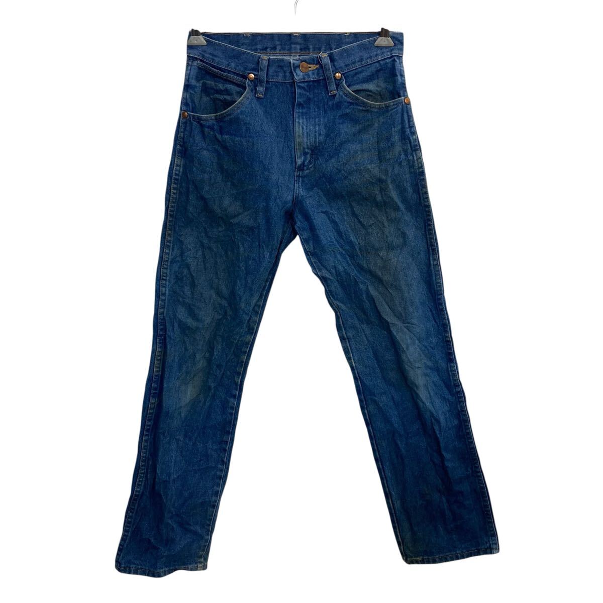 【中古】【古着】 Wrangler デニムパンツ W28 ブルー ラングラー ジップアップ メキシコ製 アメカジ ジーンズ カジュアル 古着卸 アメリカ仕入 2508-578