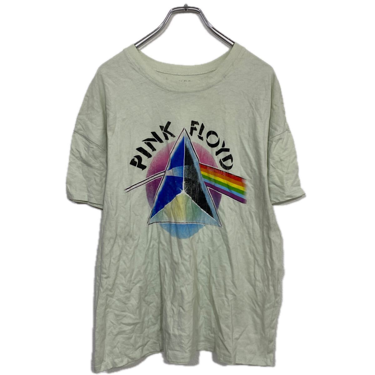 【中古】【古着】 PINK FLOYD 半袖 プリントTシャツ 2XL パステルグリーン ピンクフロイド バンT ロックT プログレ 古着卸 アメリカ仕入 a708-5504