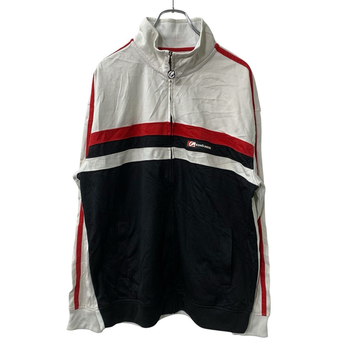 ECKO UNLTD. フィギュア ジャケット付き ♾ECKO UNLTD♾ design graphics over sized zip up track jacket 2XL