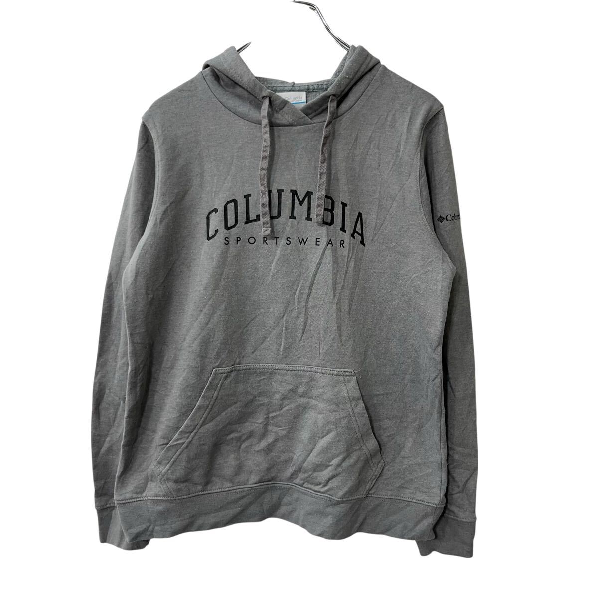 Rakuten - 【中古】【古着】 Columbia ロゴスウェットパーカー S グレー コロンビア フーディー 裏起毛 プリント トップス 古着卸 アメリカ仕入 a708-5902