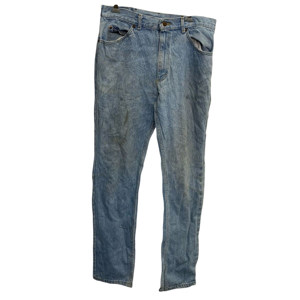 【中古】【古着】 Lee デニムパンツ W32 インディゴブルー リー ジップアップ カジュアル ジーンズ アメカジ 古着卸 アメリカ仕入 2508-799