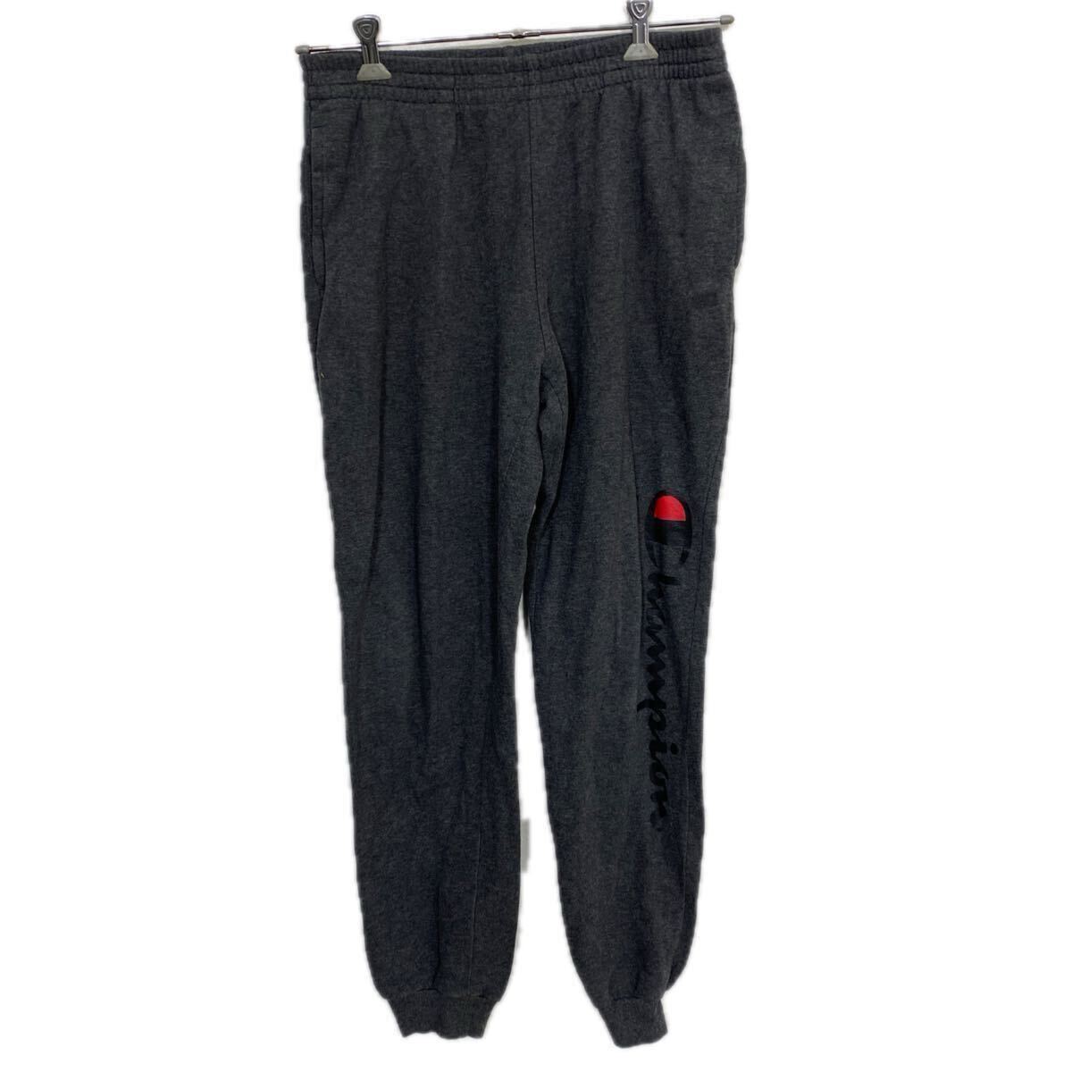 【中古】【古着】 Champion スウェットパンツ XL ダークグレー チャンピオン 裏起毛 イージーパンツ スポーツウェア 古着卸 アメリカ仕..