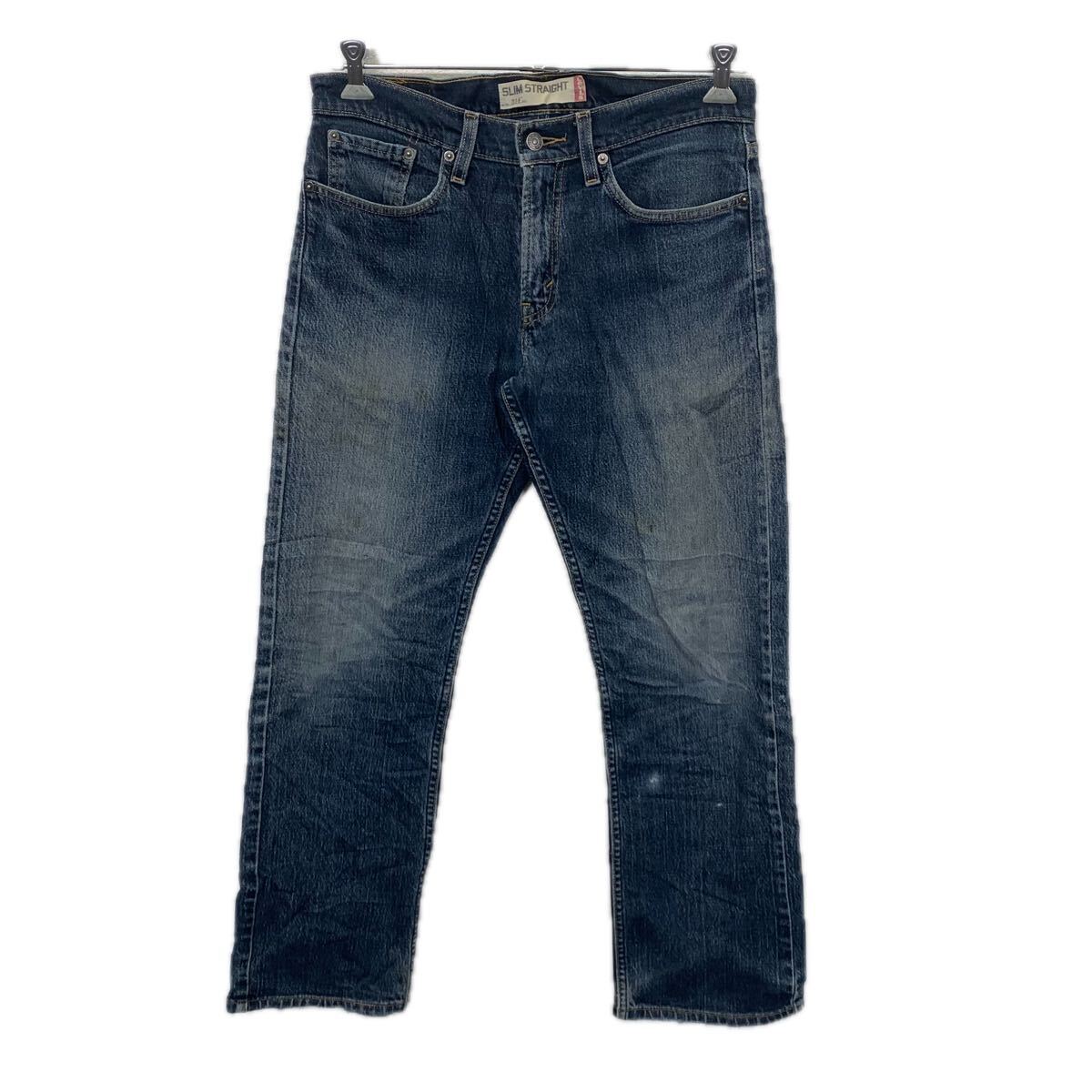 【中古】【古着】 Levi's 514 デニムパンツ W32 インディゴブルー リーバイス ジップアップ カジュアル アメカジ ジーンズ 古着卸 アメリカ仕入 2508-881