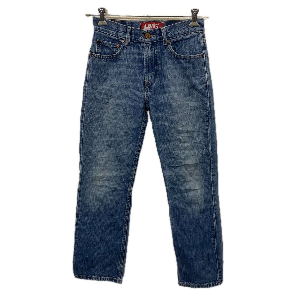 【中古】【古着】 Levi's 514 デニムパンツ W27 インディゴブルー リーバイス ジップアップ カジュアル アメカジ ジーンズ 古着卸 アメリカ仕入 2508-889