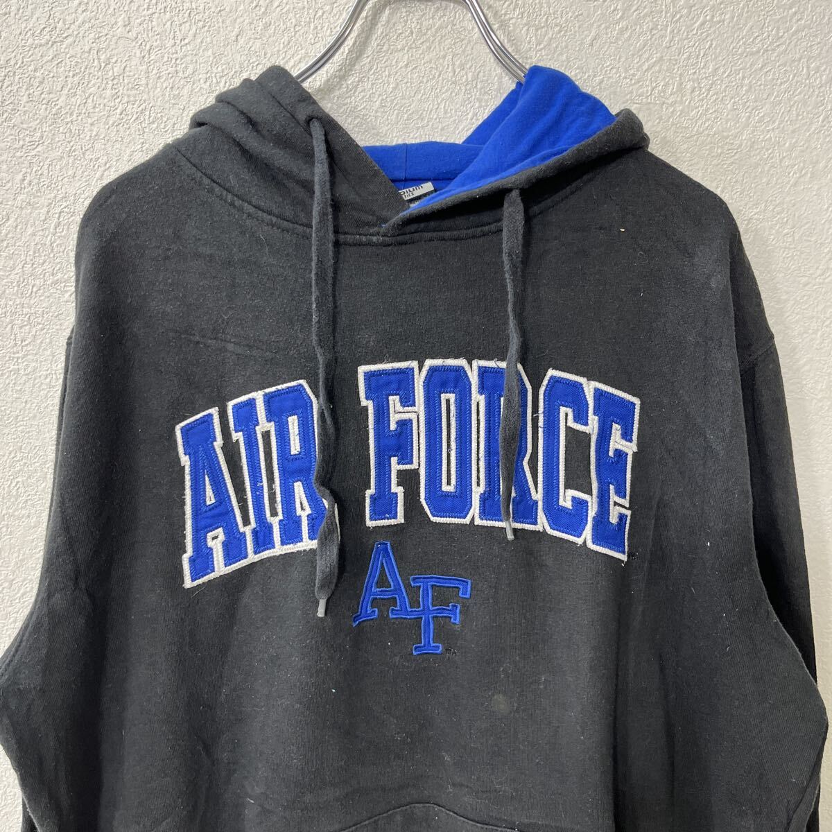 【中古】【古着】 STADIUM ロゴスウェット パーカー M ブラック スタジアム フーディー プルオーバー トレーナー 古着卸 アメリカ仕入 a708-5968