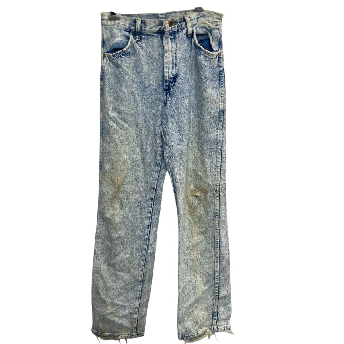  RUSTLER デニムパンツ W29 インディゴブルー ジップアップ カジュアル ジーンズ アメカジ 古着卸 アメリカ仕入 2509-65