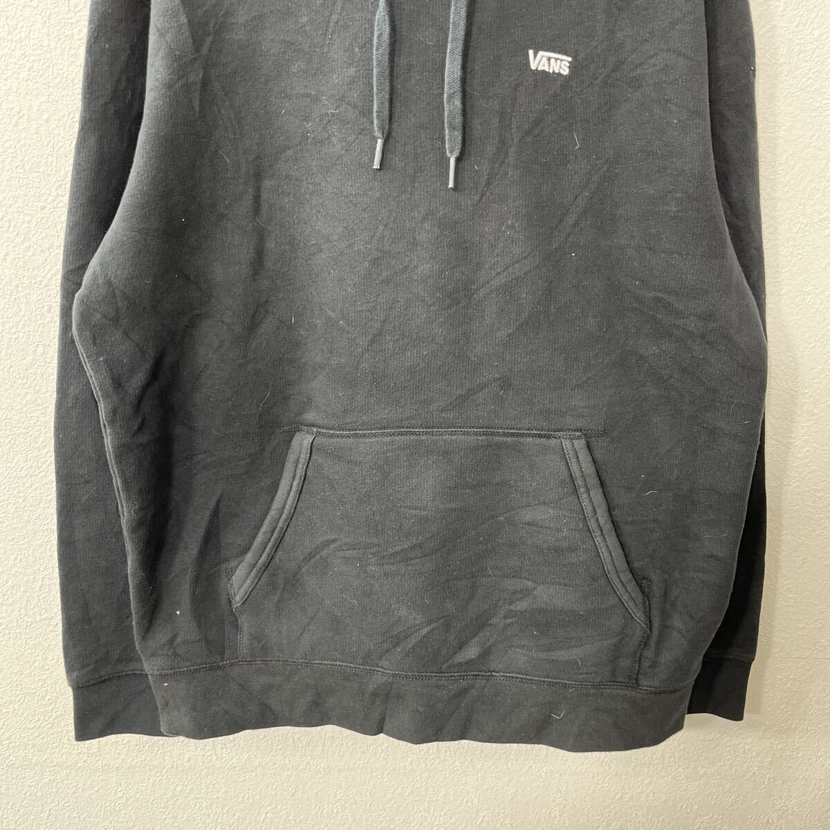 【中古】【古着】 NIKE ロゴスウェット パーカー L ブラック ナイキ フーディー プルオーバー トップス 古着卸 アメリカ仕入 a708-6165