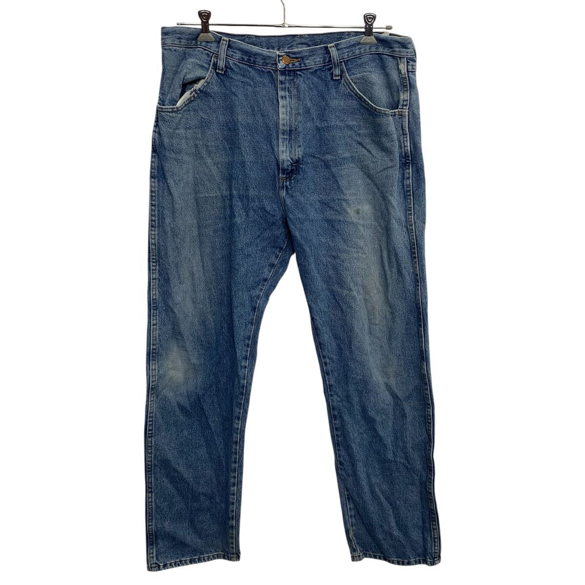  RUSTLER デニムパンツ W38 インディゴブルー ラスラー ジップアップ カジュアル ジーンズ アメカジ 古着卸 アメリカ仕入 2509-126