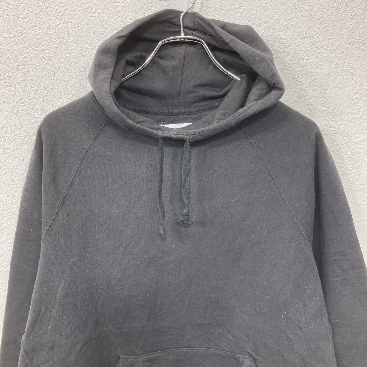 【中古】【古着】 Champion 無地 スウェット パーカー M ブラック チャンピオン 裏起毛 古着卸 アメリカ仕入 a709-5095