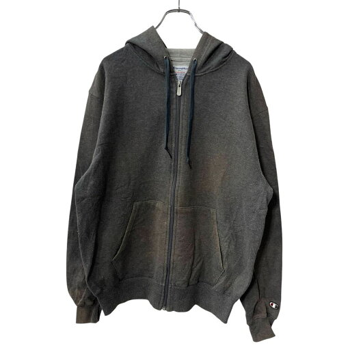 【中古】【古着】 Champion 無地スウェット パーカー M グレー チャンピオン ジップアップ フーディー トップス 古着卸 アメリカ仕入 a709-5188 【中古】【古着】 Champion 無地スウェット パーカー M グレー チャンピオン ジップアップ フーディー トップス 古着卸 アメリカ仕入 a709-5188